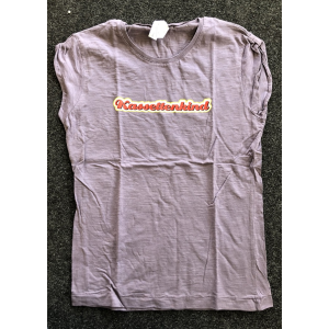 T-Shirt Kassettenkind Flieder für Frauen Größe S