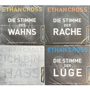 4 x Ethan Cross - Hörbuch Thriller auf 24 CD !!!