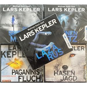5 x Lars Kepler - Hörbuch Thriller auf 36 CD !!!