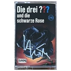 drei Fragezeichen Folge 240 und die schwarze Rose (MC) SIGNIERT !!!