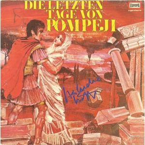 LP Europa E 255 Die letzten Tage von Pompeji von Heikedine Körting SIGNIERT !!!