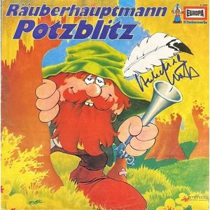 LP Europa E 2068 Räuberhauptmann Potzblitz von Heikedine Körting SIGNIERT blau !!!