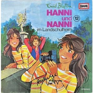 LP Europa - Hanni und Nanni im Landschulheim - von Heikedine Körting SIGNIERT !!!