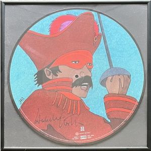 die drei ??? 34 und der rote Pirat (Picture-Vinyl) SIGNIERT !!!