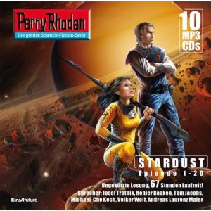 Perry Rhodan Sammelbox Stardust-Zyklus 1 Episode 01-20 (10 MP3-CDs)
